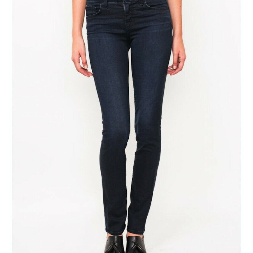 J Brand Mid-Rise Rail Straight Leg Skinny Jeans BN - Picture 4 of 6